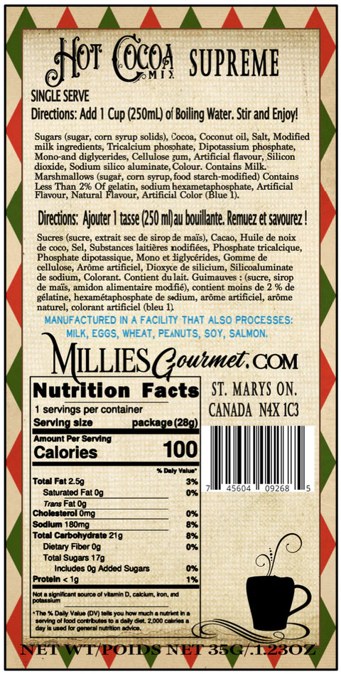 Chocolate Supreme Hot Chocolate - The Local Space