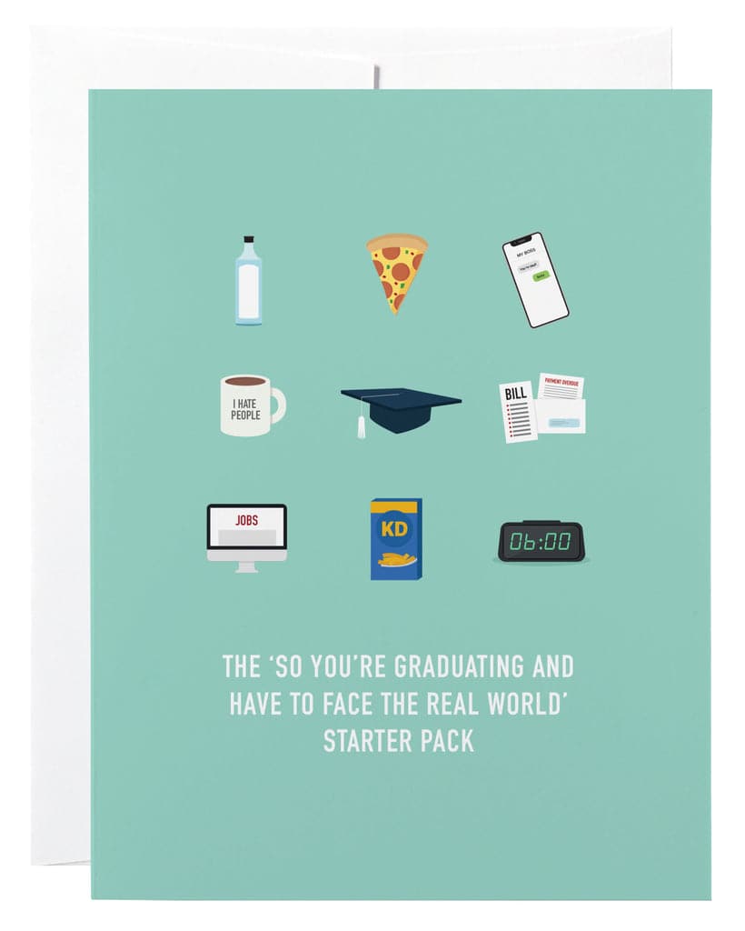 Graduation Starter Pack Greeting Card - The Local Space