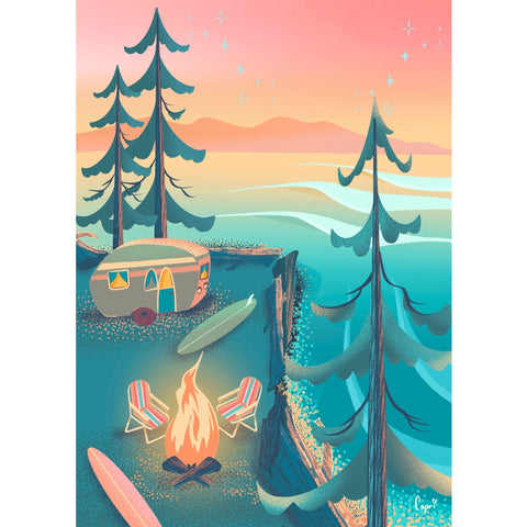 Coastal Camping | 1000 - Piece Puzzle - The Local Space