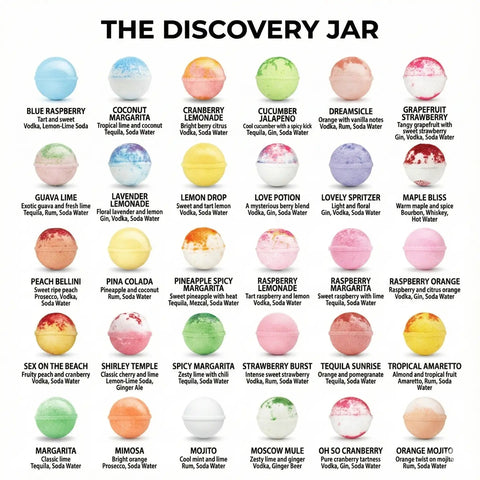 Cocktail Bomb Shop Assorted Single Cocktail Bombs - Drop, Fizz and Sip Cocktail and Mocktail Bombs - The Local Space