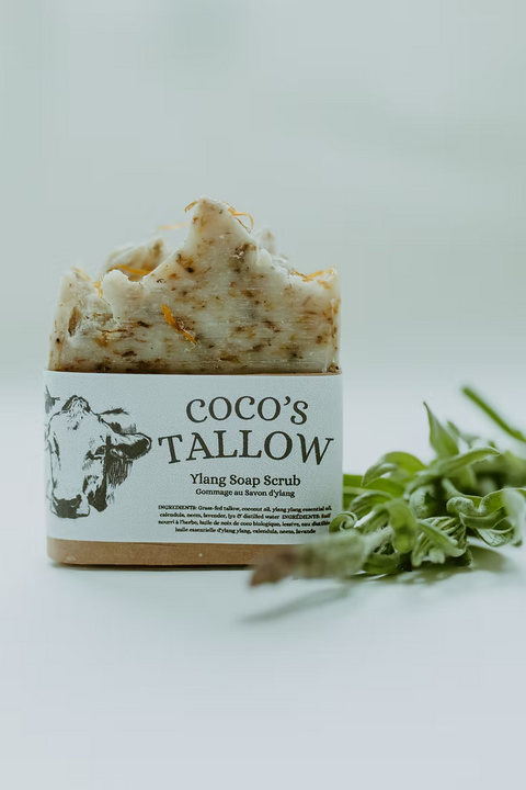 Ylang Ylang Scrub - Tallow Soap Scrub