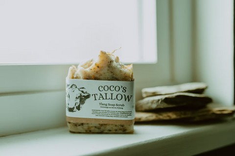 Ylang Ylang Scrub - Tallow Soap Scrub