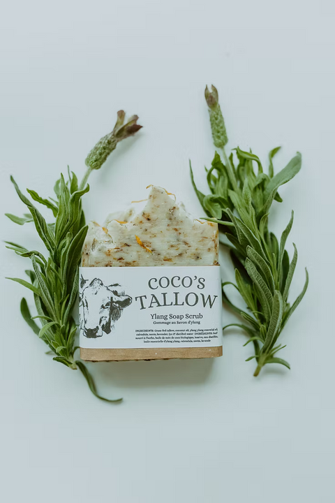 Ylang Ylang Scrub - Tallow Soap Scrub