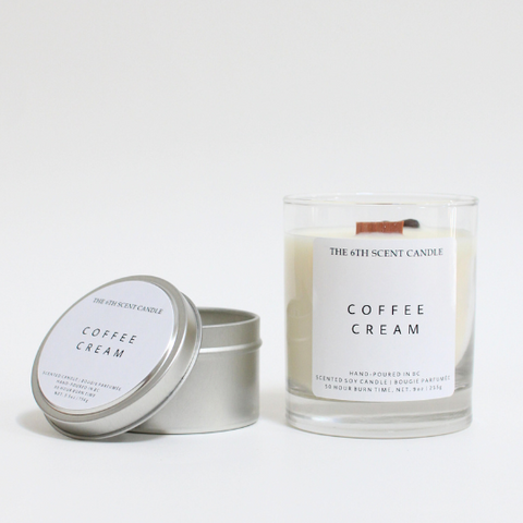 Coffee Cream | Wood Wick Soy Candle