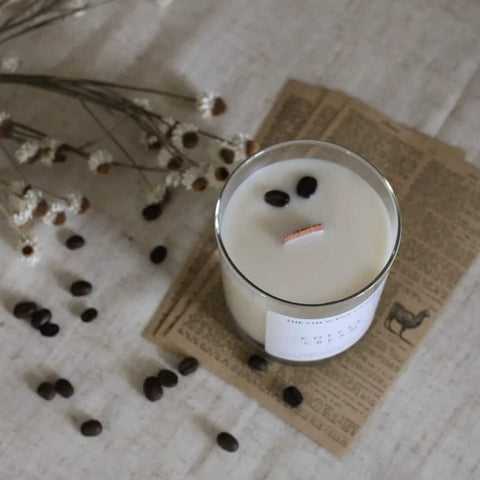 Coffee Cream | Wood Wick Soy Candle - The Local Space