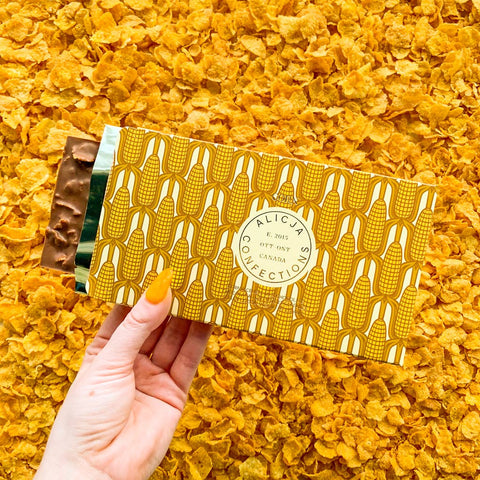 Corn & Cereal | Postcard Chocolate Bar - The Local Space