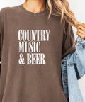 Country Music & Beer T-Shirt - The Local Space