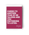 Creativien Studio Cheers to Another Year Greeting Card - The Local Space