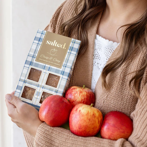 Crisp & Cozy - 4 Piece Caramel Box