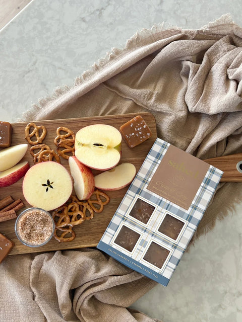 Crisp & Cozy - 4 Piece Caramel Box