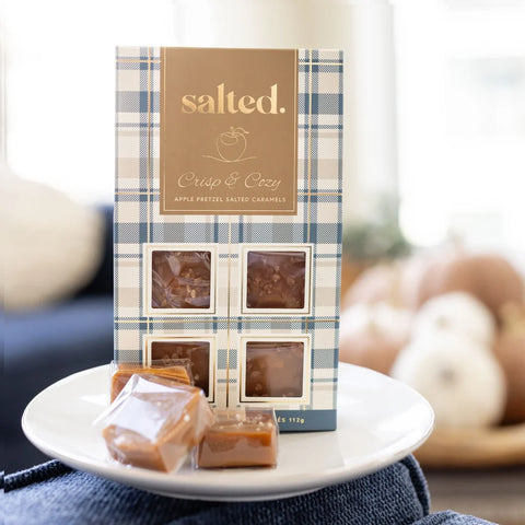 Crisp & Cozy - 4 Piece Caramel Box