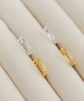 Criss Cross Huggie Hoop Earrings - The Local Space