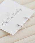 Criss Cross Huggie Hoop Earrings - The Local Space