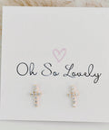 Cross Stud Earrings - The Local Space