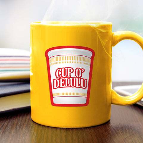 Cup O' Delulu | Sticker - The Local Space