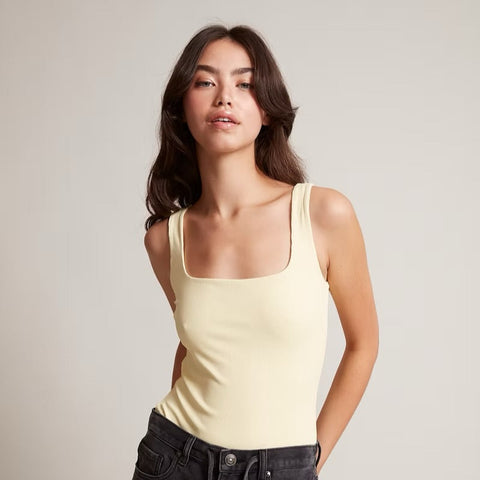 Tia Sleeveless Scoop Neck Bodysuit