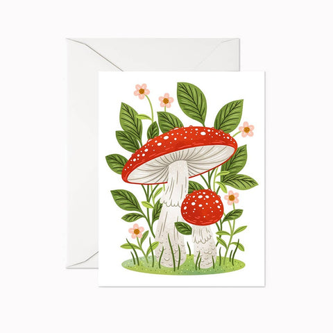 Linden Paper Co. | Mushrooms Greeting Card, The Local Space, Local Canadian Brands