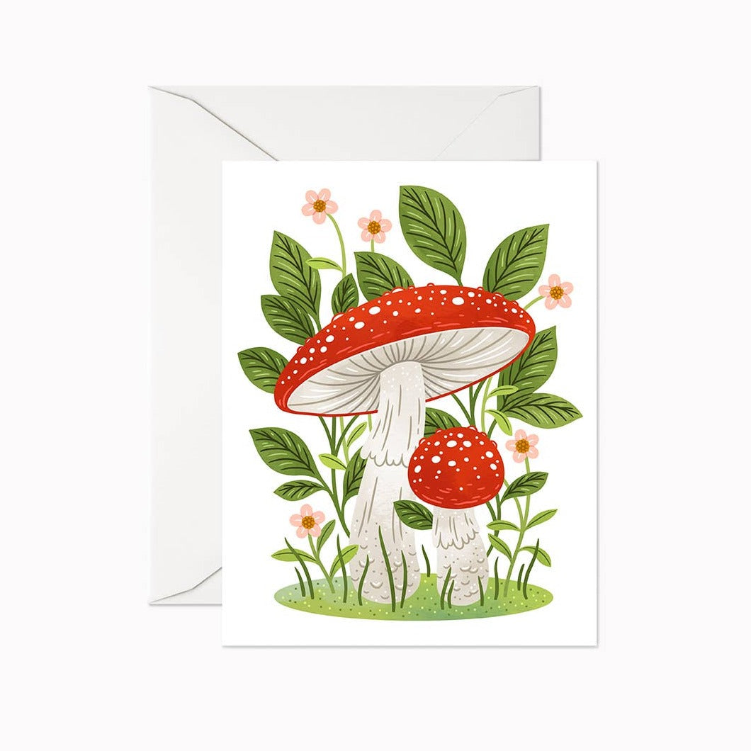 Linden Paper Co. | Mushrooms Greeting Card, The Local Space, Local Canadian Brands