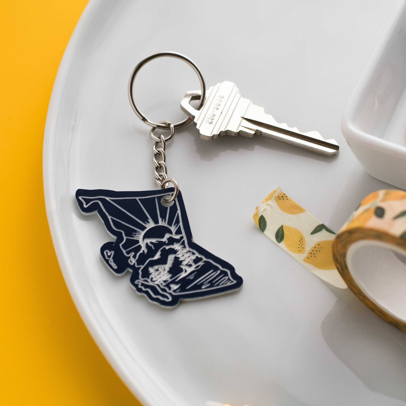 Jaybee Designs | British Columbia Navy Keychain, The Local Space, Local Canadian Brands