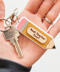 Knotty Design | 3D Best Teacher Ever Pencil Keychain, The Local Space, Local Canadian Brands