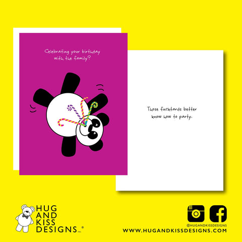 Party Hard | Greeting Card