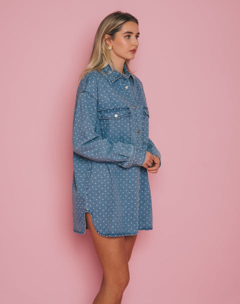 Denim Heart Jacket - The Local Space