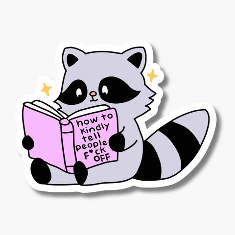 How to Tell People to Fuck Off - Vinyl Sticker