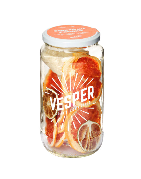 Vesper Craft Cocktails Grapefruit Paloma - Craft Cocktail and Mocktail Infusion Jar
