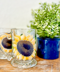 Hand Painted Glass Mugs - The Local Space