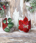 Hand Painted Stemless Wine Glasses - The Local Space