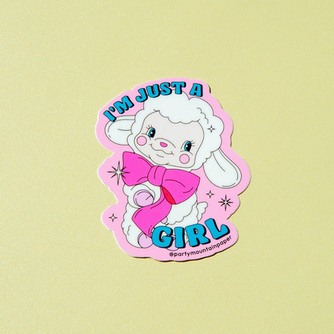 I'm Just A Girl | Sticker - The Local Space