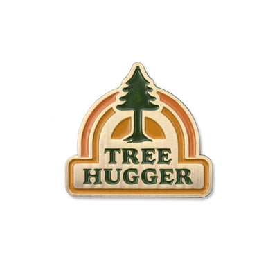 Amanda Weedmark | Tree Hugger Enamel Pin, The Local Space, Local Canadian Brands