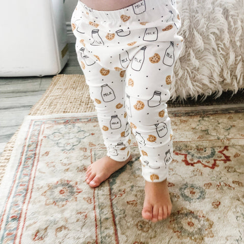 Milk & Cookie Print Leggings