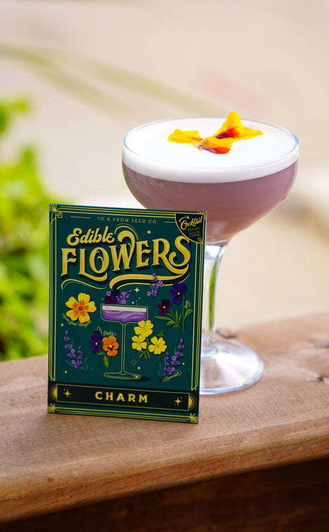 Edible Flowers (Charm) | Seed Packet - The Local Space