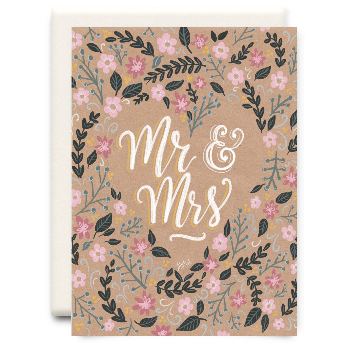 Inkwell Cards | Mr & Mrs Greeting Card, The Local Space, Local Canadian Brands