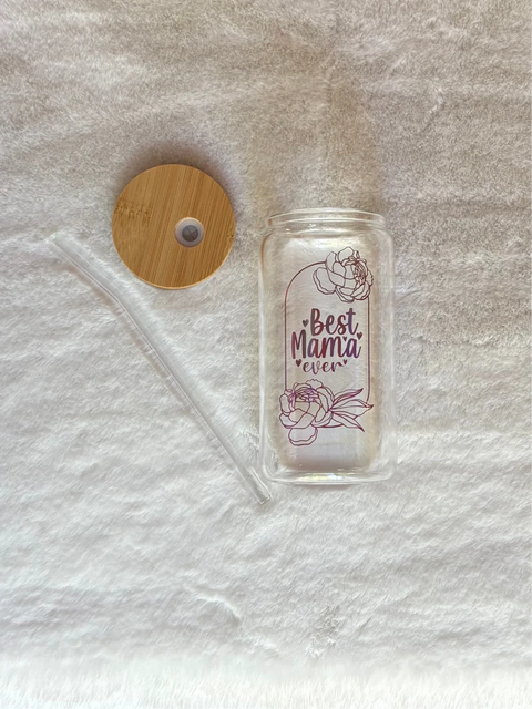Elation Collective Best Mama Ever Glass Tumbler - The Local Space
