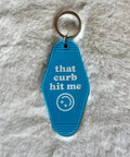 Elation Collective That Curb Hit Me Retro Motel Keychain - The Local Space