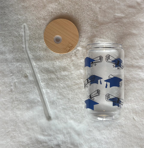 Graduation Glass Tumbler