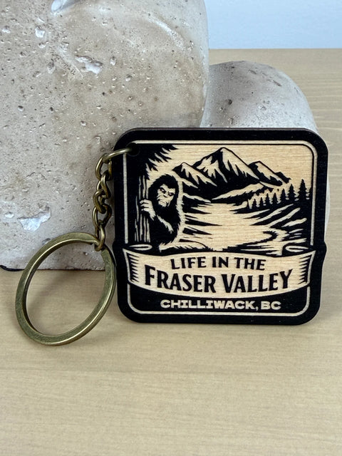 Sasquatch - Life in the Fraser Valley Keychain