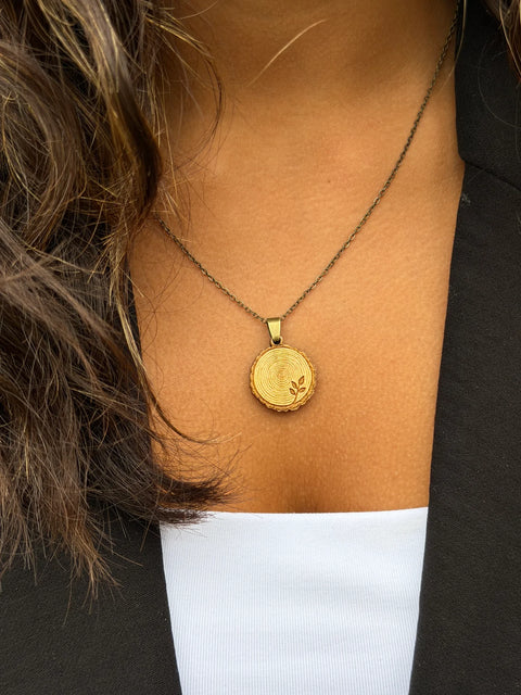 Tree Rings - Necklace