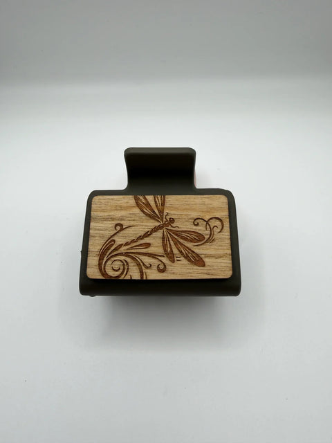 Dragonfly - Wood Hair Clip