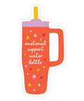 Emotional Support Water Bottle | Sticker - The Local Space