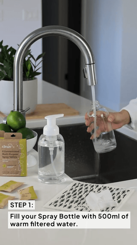Eucalyptus Mint Concentrated Bathroom Cleaner Refill Tablet - The Local Space