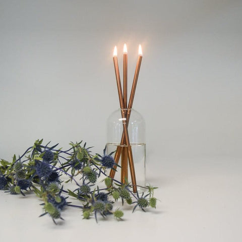 Everlasting Candlesticks – Reusable Steel Oil Candles (Set of 3) - The Local Space