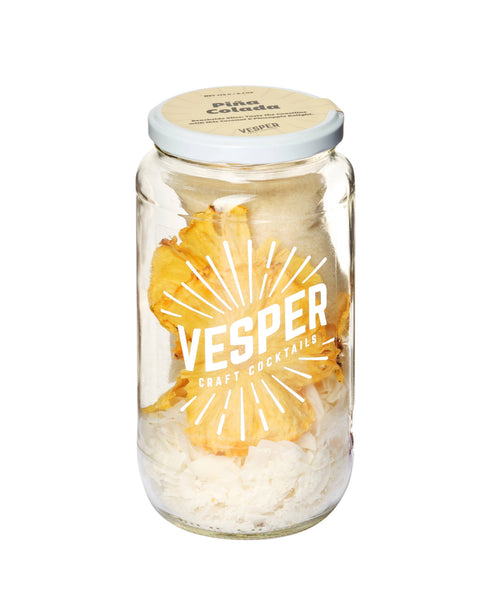 Vesper Craft Cocktails Piña Colada - Craft Cocktail and Mocktail Infusion Jar