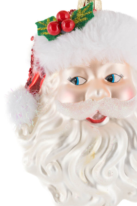Santa Head Ornament - The Local Space