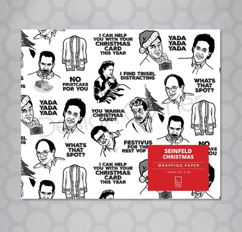 Seinfeld Christmas Gift Wrap - The Local Space