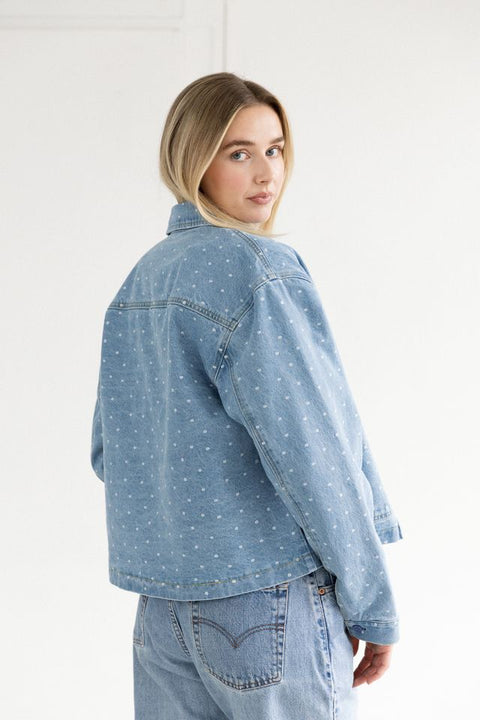 Floral Denim Jacket