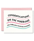 Pretty By Her Fabulous Fucking Humans greeting card funny card - The Local Space
