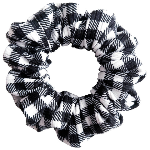 Antler & Acre Black Gingham Scrunchie